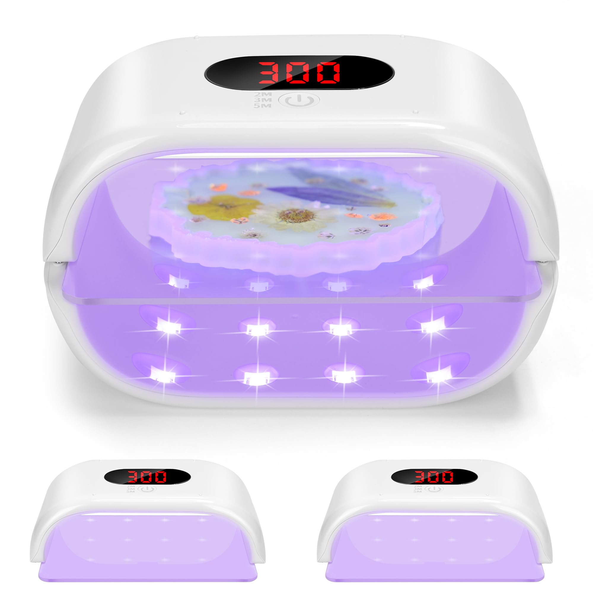 Amazon.co.jp: Winartton UVライト レジン用、両面UVレジンランプ 大型