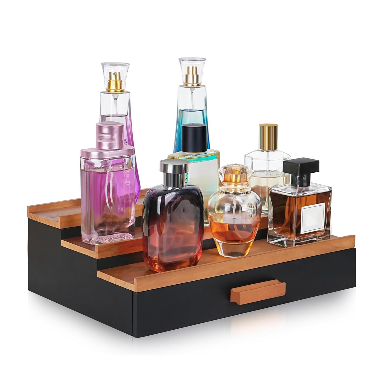 Perfumy męskie Sto Półka z ekspozycją na kosmetyki i kredą, idealna do łazienki Vani, akcesoria do sypialni - żółta
