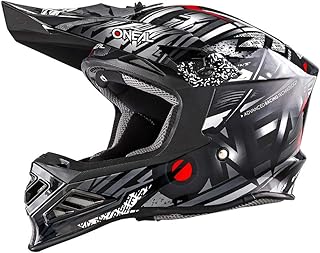 O'NEAL | Motocross-Helm | MX Enduro Motorrad | Innovative und leichte Fiberglas Außenschale, Doppel-D-Sicherheitsverschlus...
