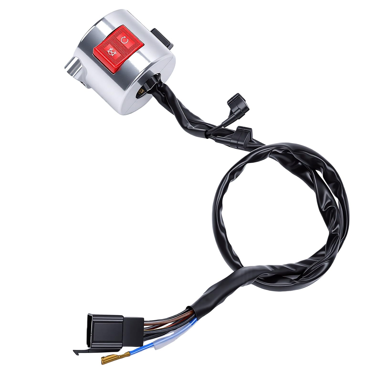 Naroote Prawy Włącznik Kill Switch, Zintegrowana Konstrukcja, for Motocykl