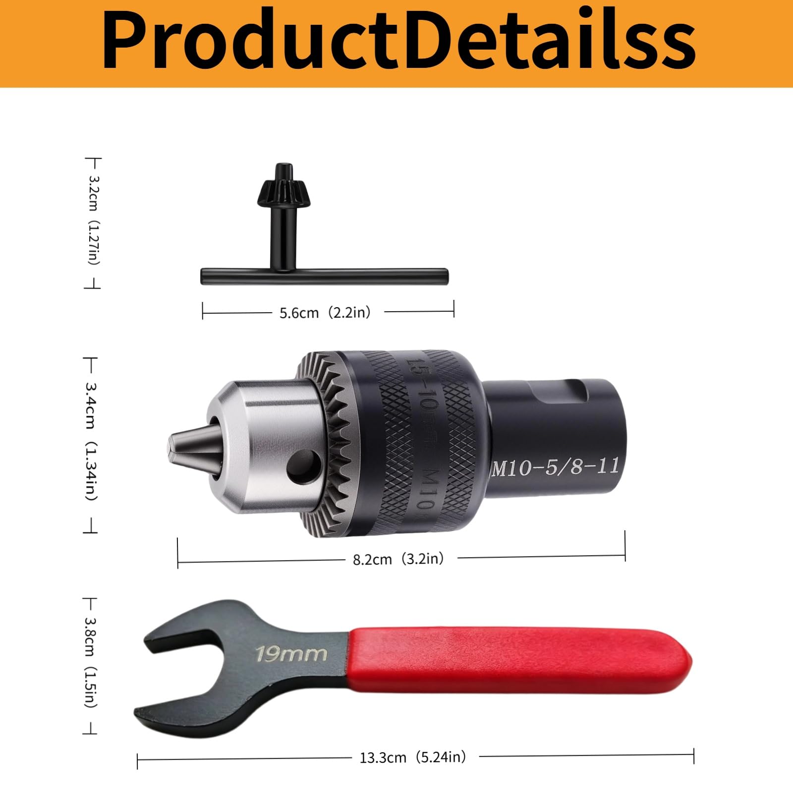 Angle Grinder to Drill Adapter - 5/8"-11 -2