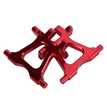 RC Rear Lower Swing Arm, Fine Easy Installation Upgrade Convenient Metal Rear Lower Suspension Arms Swing Arm Stable Accurate for TT02 1/10 Car(red)