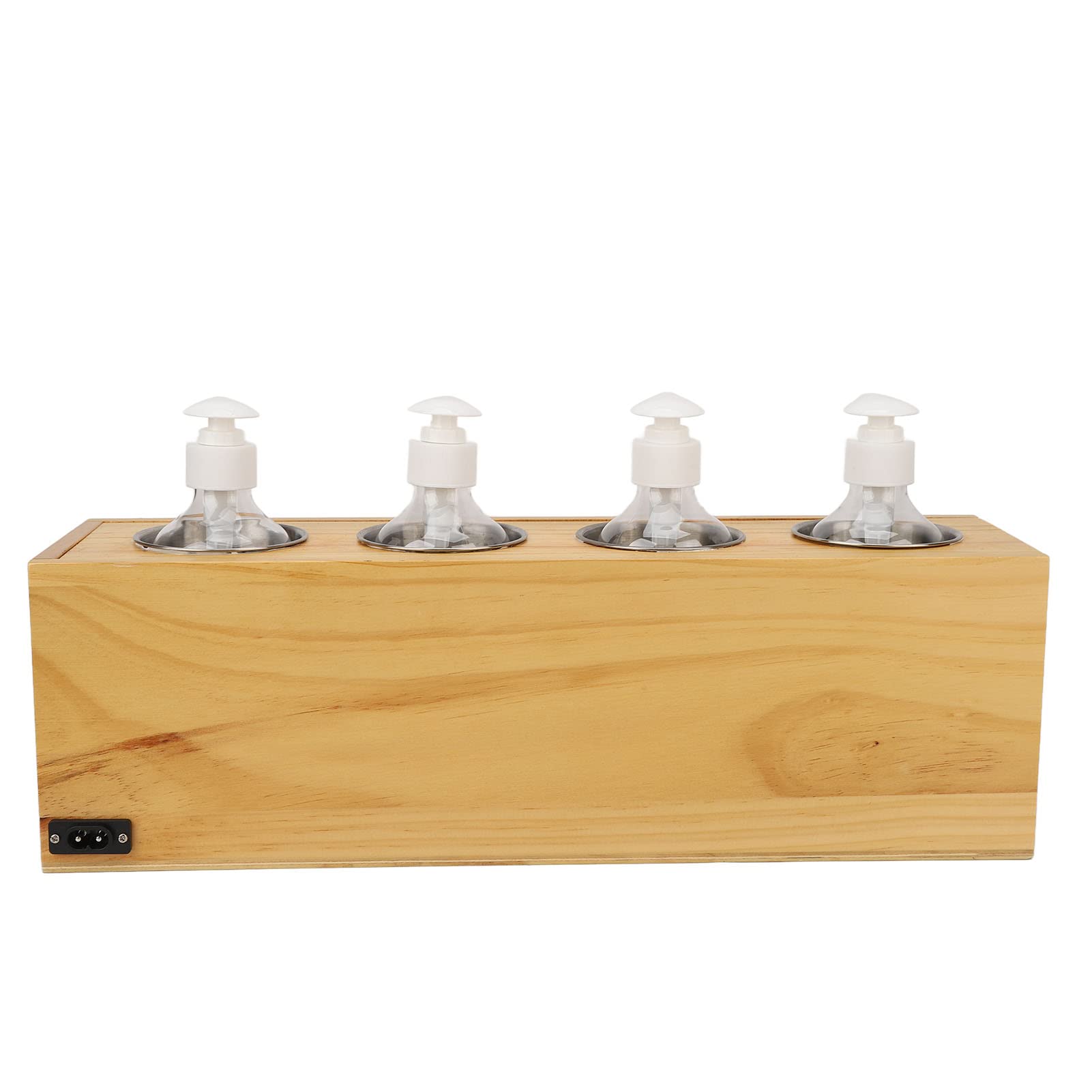 Chauffe-huile électrique pour huiles de massage, 4 bouteilles à température constante, chauffage rapide, chauffe-lotion détachable, fonctionnement facile
