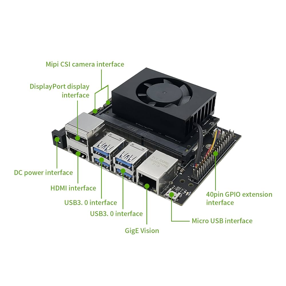 Jetson Nano Developer Kit 4GB RAM 16G eMMC Onboard for AI