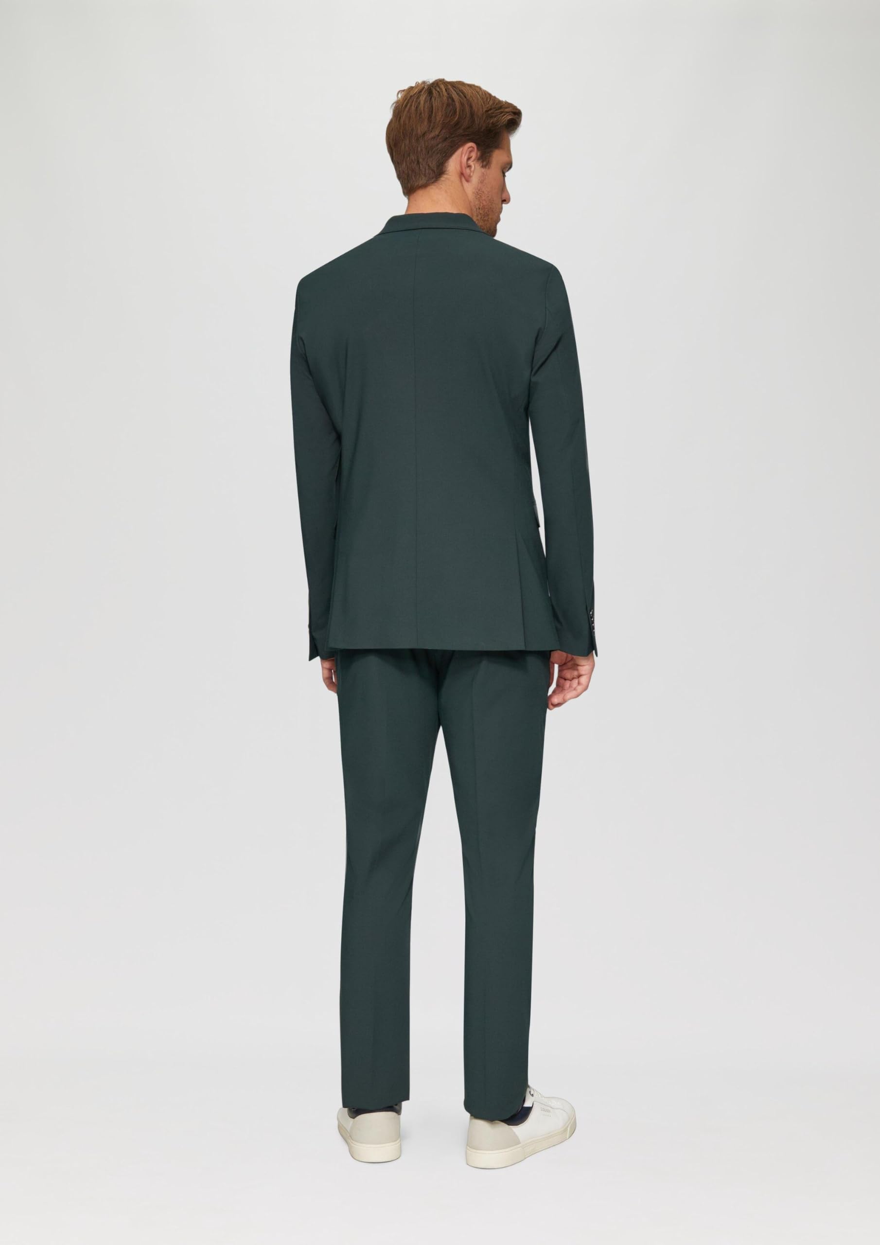 s.Oliver Herren Indoor-Sakko – Slim Fit, Superstretch, Woll-Optik