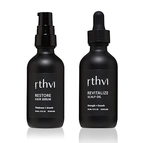 Miniatura 1 de Essentials Set de crecimiento del cabello con aceite para el cuero cabelludo y suero para el cabello