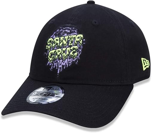 BONE 9FORTY COLLAB SANTA CRUZ SLIME ABA CURVA STRAPBACK PRETO NEW ERA |  Amazon.com.br