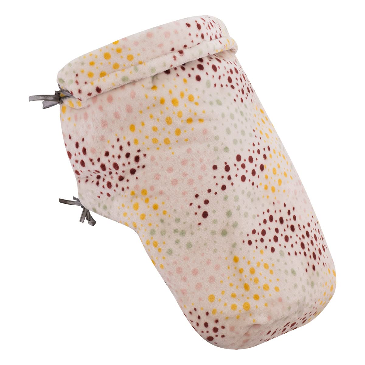 JYOKO KIDS Saco Cubrepiés de Invierno Compatible con Portabebés, Sillas de Coche y Cochecitos de Paseo | Polar Teddy Extra Suave | Hecho en España (COLORFUL PARTY, 100 Cm)
