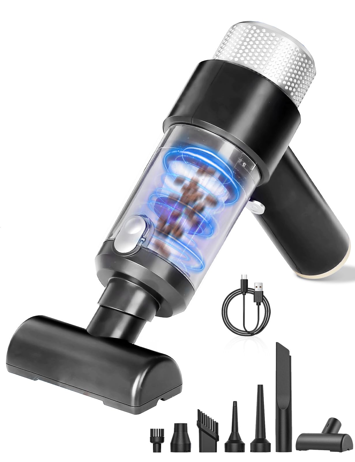 Amazon | BOLYDOOM ハンディクリーナー 車用掃除機コードレス USB充電