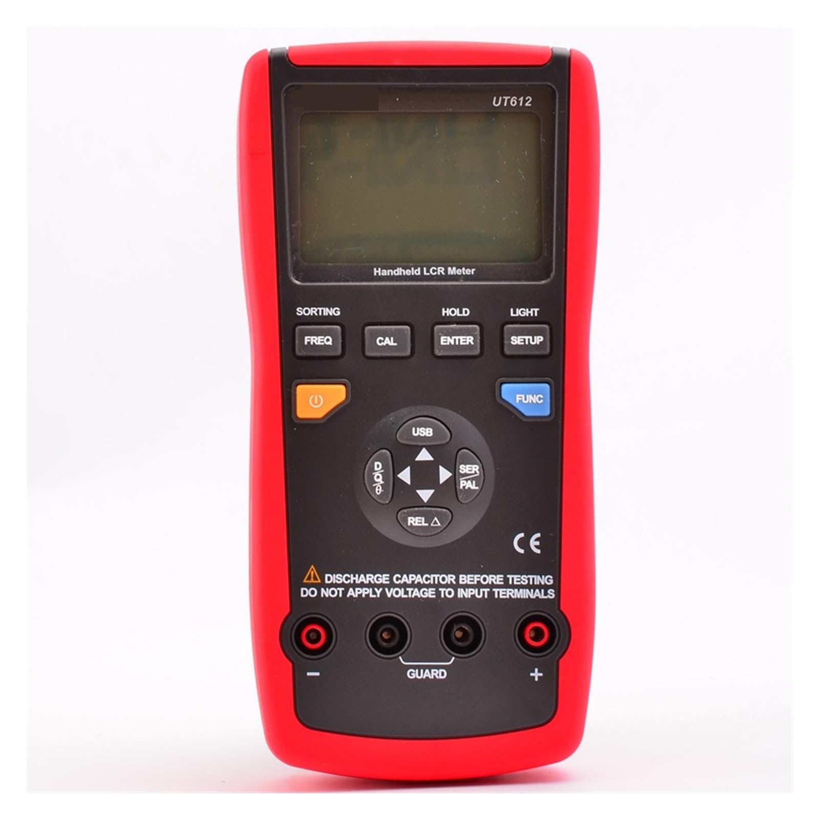 Medidor LCR, Medidor LCR; de puente digital LCR alta precisión 10 KHz/100 KHz/Probador inductores capacitores resistencias(UT611(10KHz))
