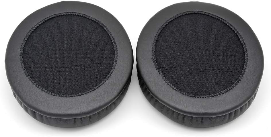 Image showing DIY installation steps for earpads, with text indicating to transfer the plastic buckle from old earpads to new ones.