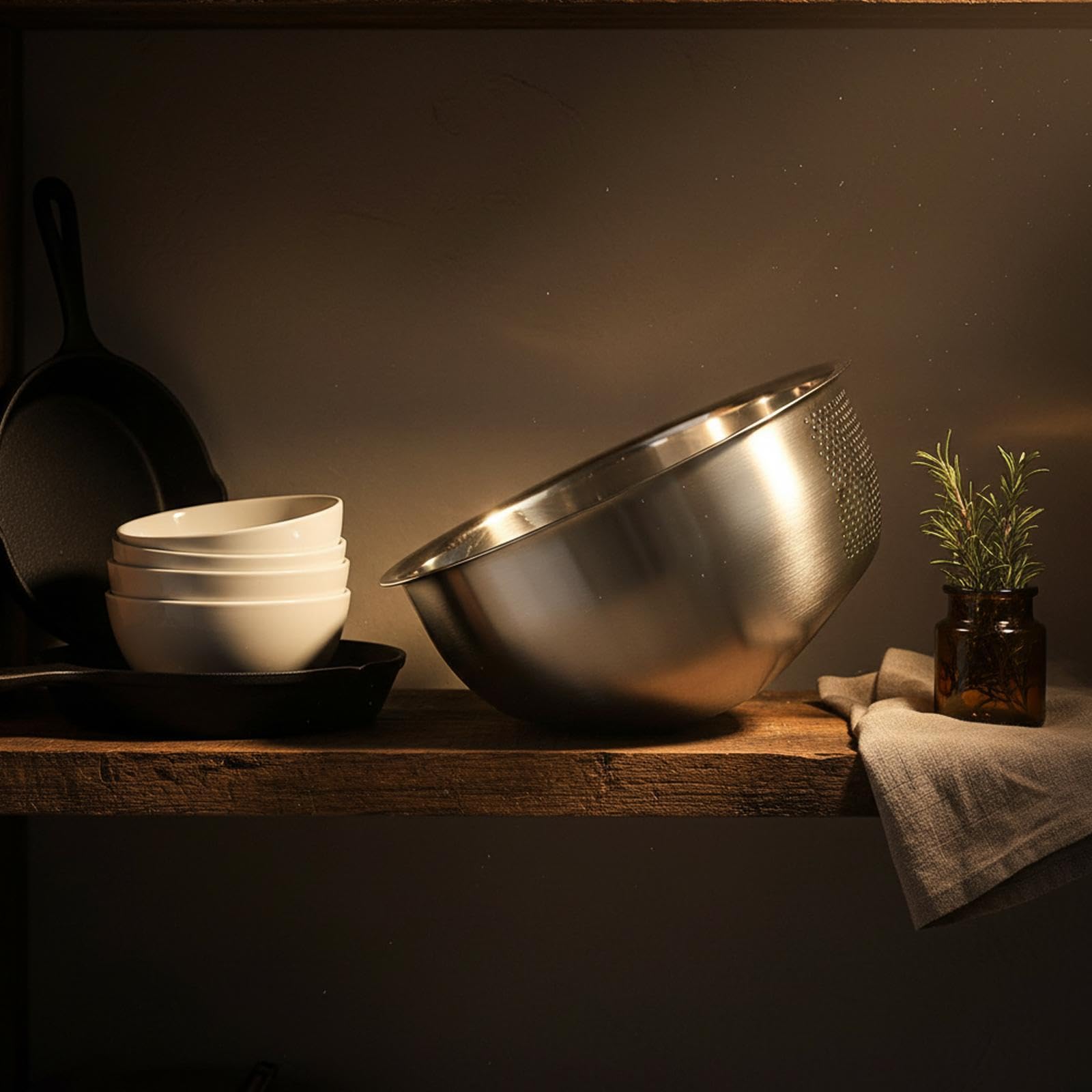 Colcolo Colador de arroz, recipiente para lavar con lateral, colador de cocina, utensilio de limpieza, de pasta para frijoles, herramienta de cocina, L