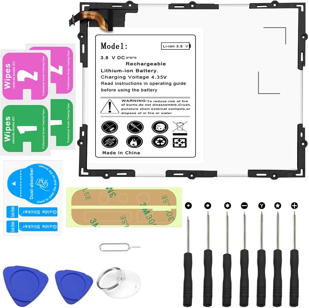 New 7100mAh Tablet Battery Compatible with Sprint Samsung Galaxy Tab A 10.1 SM-T587P with Free Screwdriver Tool Kit
