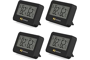 4-Pack Guitar Case Hygrometer for Optimal String Life and Instrument Preservation