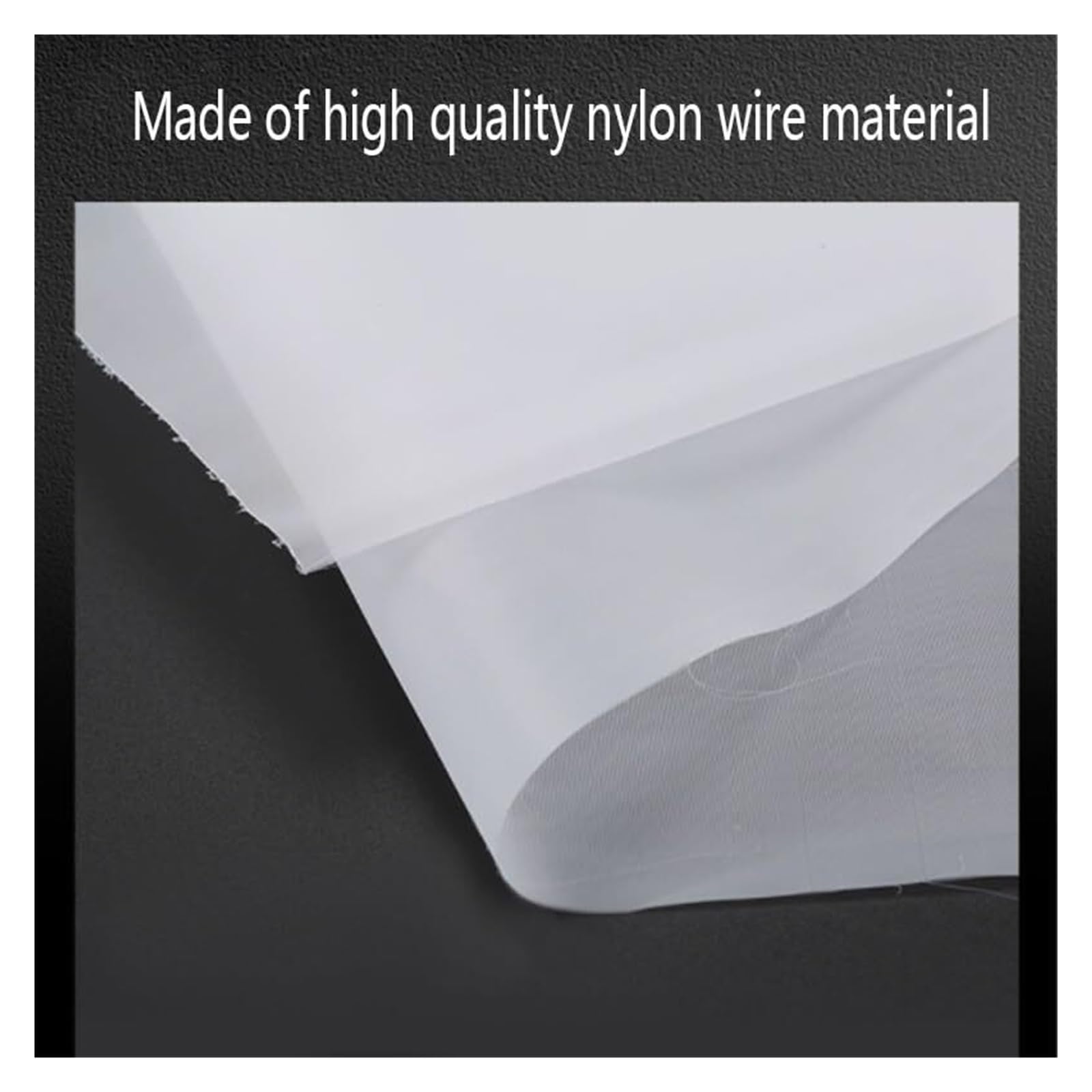 Filtro de Nailon para Pintura, Tamaños múltiples de la Tela Malla del Filtro Nylon Fino for filtración farmacéutica e Industrial(500 Mesh,1x10 m)
