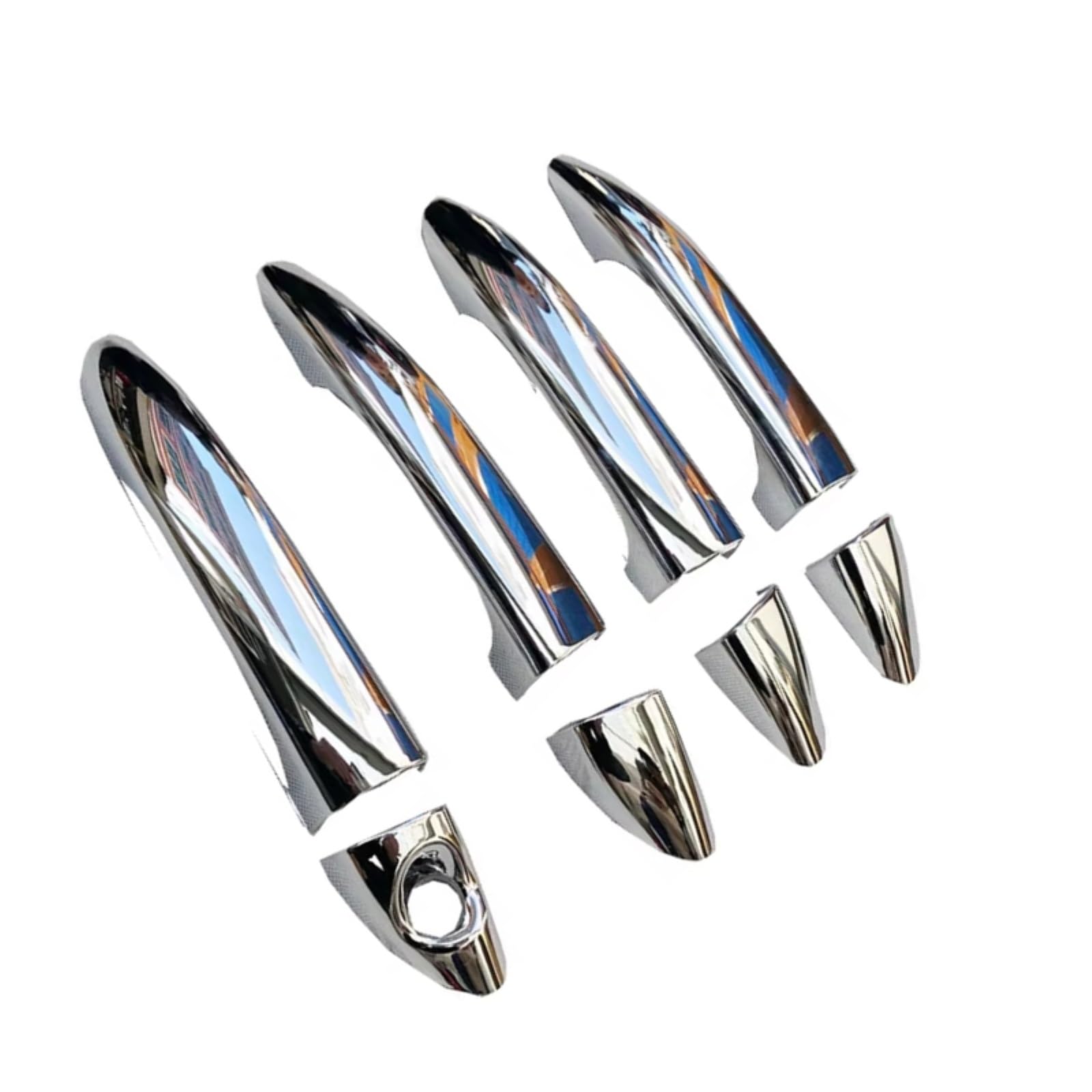 Kedfbts One Color Handle Trim Shell Compatible With Hyundai For I10 For Grand For I10x 2014 2015 2016 2017 2018 Car Styling Sticker Accessories Parts Chrome Door Handle Cover Trim
