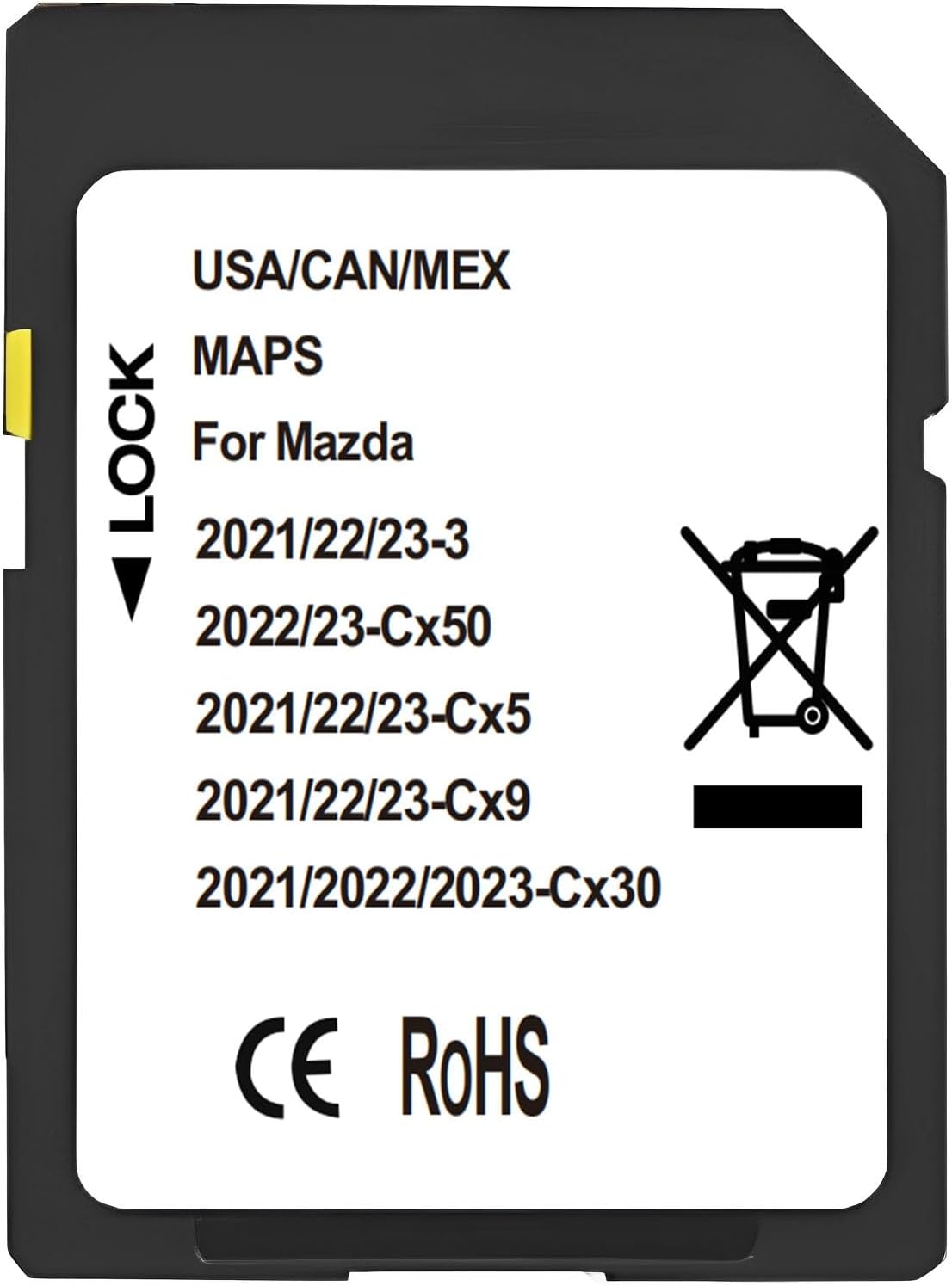 Latest Navigation Memory Card,Compatible with:Cx5(2021-2023), Cx9(2021-2023), Cx50(2022-2023),Cx30(2021-2023), 3(2021-2023)(Ceypec-02)