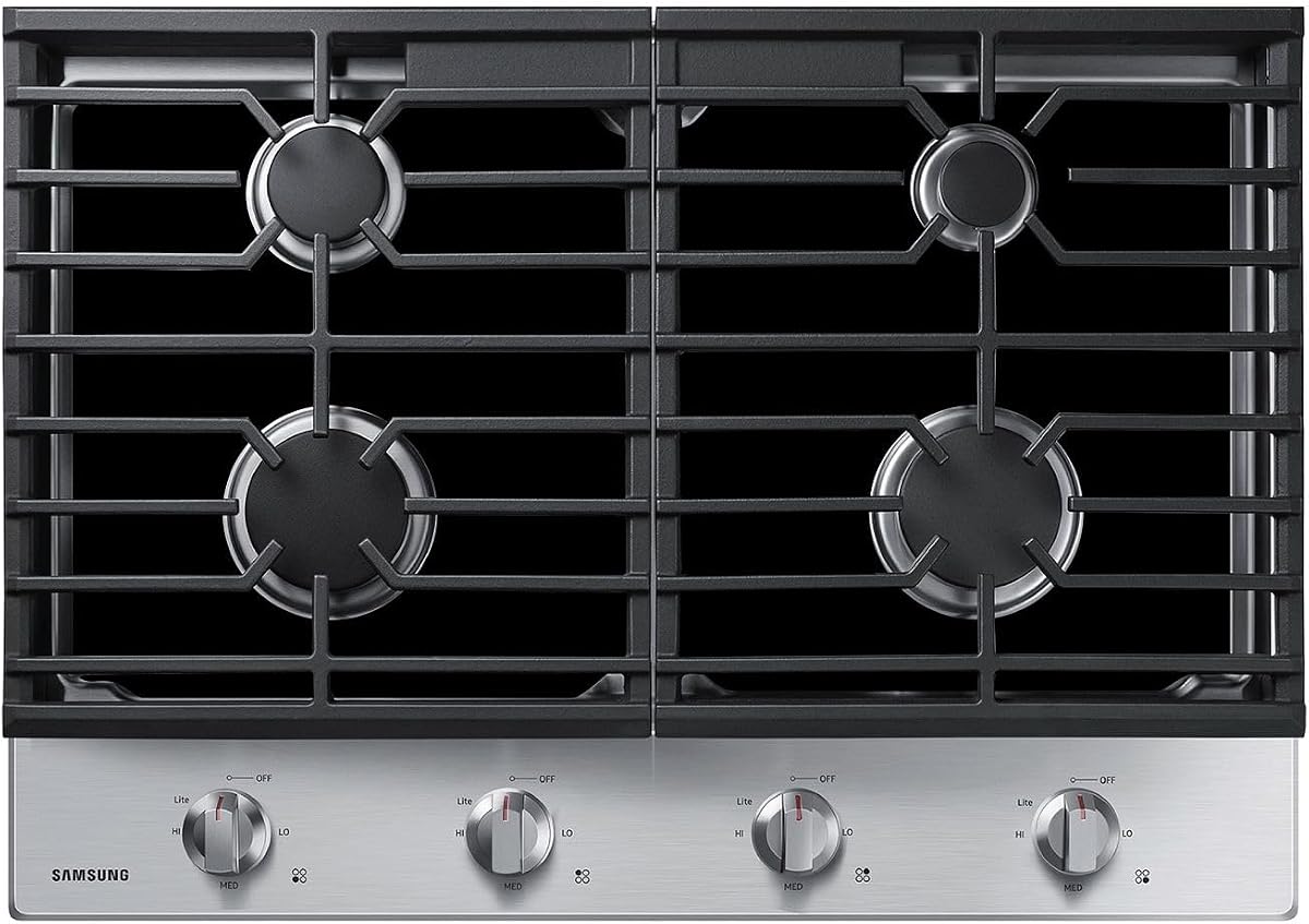 Premium Plus Stove Protectors for Samsung Gas Cooktop Model NA30R5310FS, Custom Cut, Easy to Clean Stove Liner, Made in the USA.