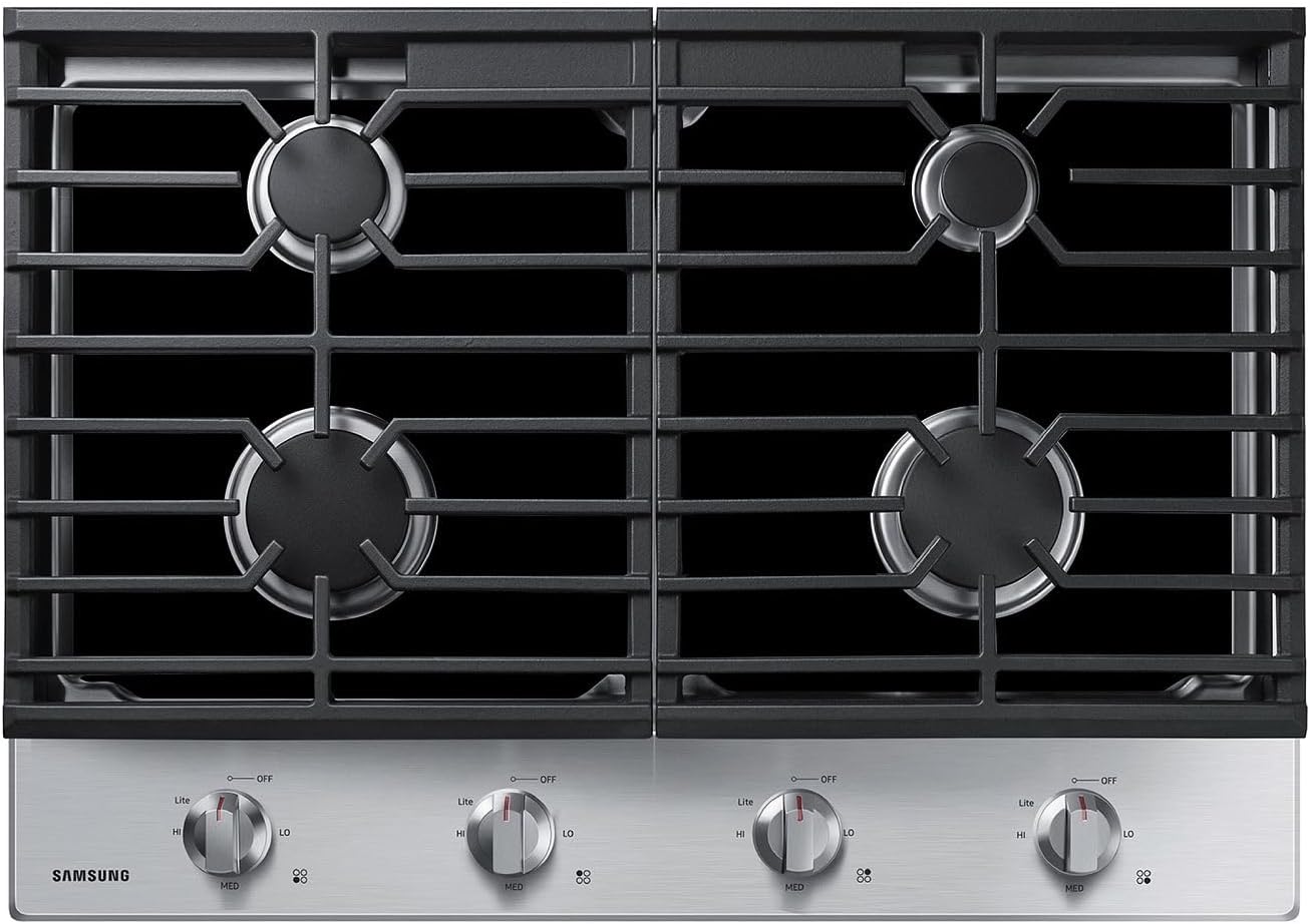 Premium Plus Stove Protectors for Samsung Gas Cooktop Model NA30R5310FS, Custom Cut, Easy to Clean Stove Liner, Made in the USA.