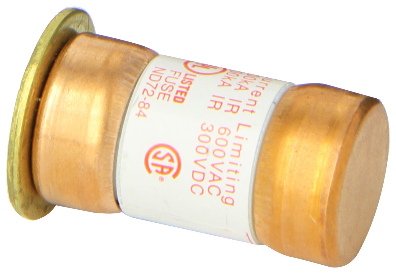 Mersen A6T Fast Acting/Class T Fuse, 600VAC/300VDC, 200kA AC/100kA DC, 100 Ampere, 11/16" Diameter x 2-61/64" Length
