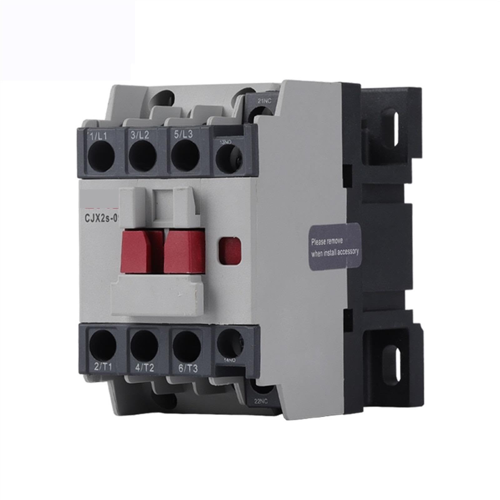 Contactor de CA trifásico de 3 polos CJX2S 1NO+1NC voltaje de bobina 220v 50/60 Hz 9A/12A/18A/25A/32A(220V 18A)