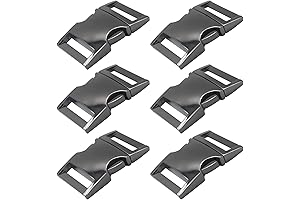 Bytiyar 6 pcs 1 inch(25mm) Quick Side Release Clips Metal Buckles