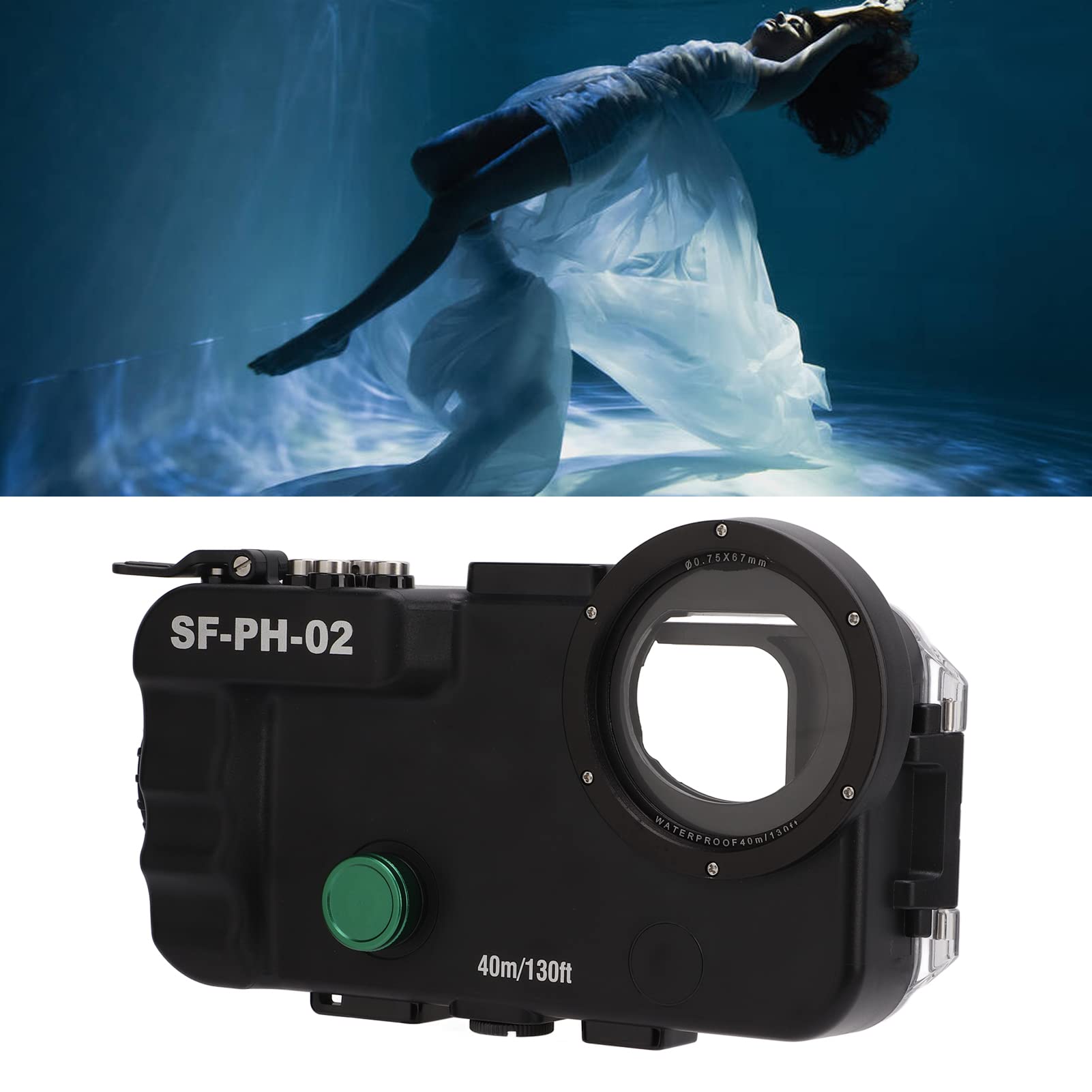 Funda Impermeable para Teléfono 12 12 Pro, Bolsa Protectora Subacuática Duradera a 40m de Profundidad para Deportes de Buceo y Esnórquel