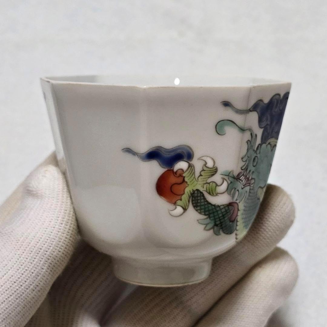 中国景徳鎮 薄胎鉢 2客 共箱 直径16.2㎝ トヒチサ 東