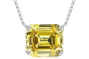 Ultimate Sparkle: Sterling Silver 9Ct Oval-Cut Diamond Necklace