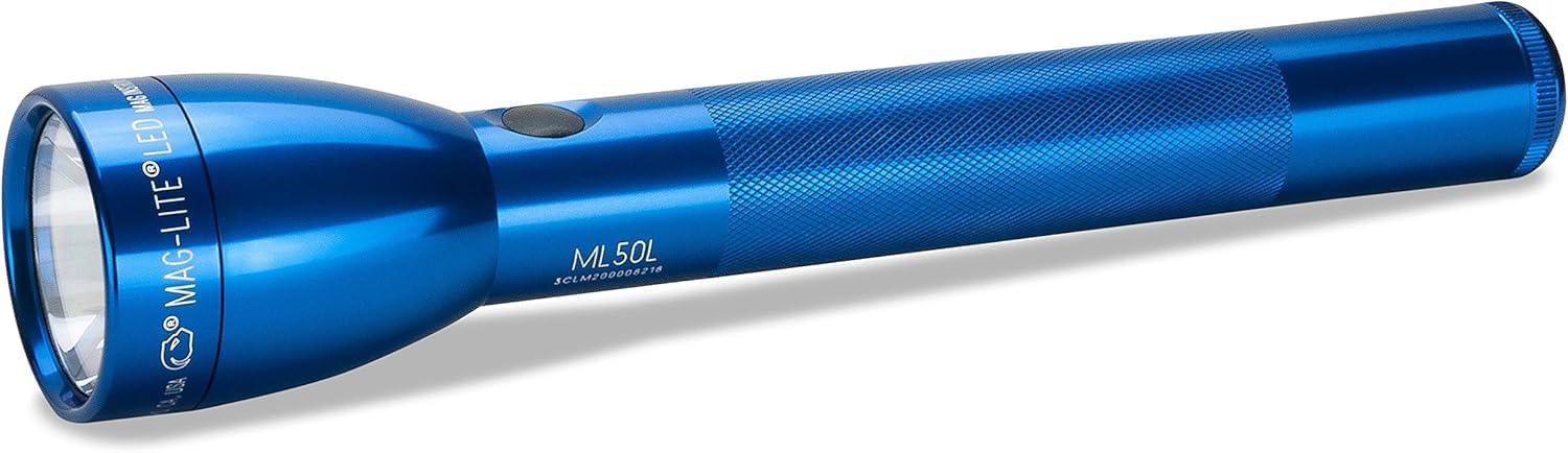 Maglite Blue Ml50l Led 3-Cell C Flashlight In Display Box,