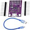 CP2112 Debug Board USB to SMBus I2C Communication Module CP2112 Evaluation Kit for Arduino with 2 Pieces Micro USB Cable