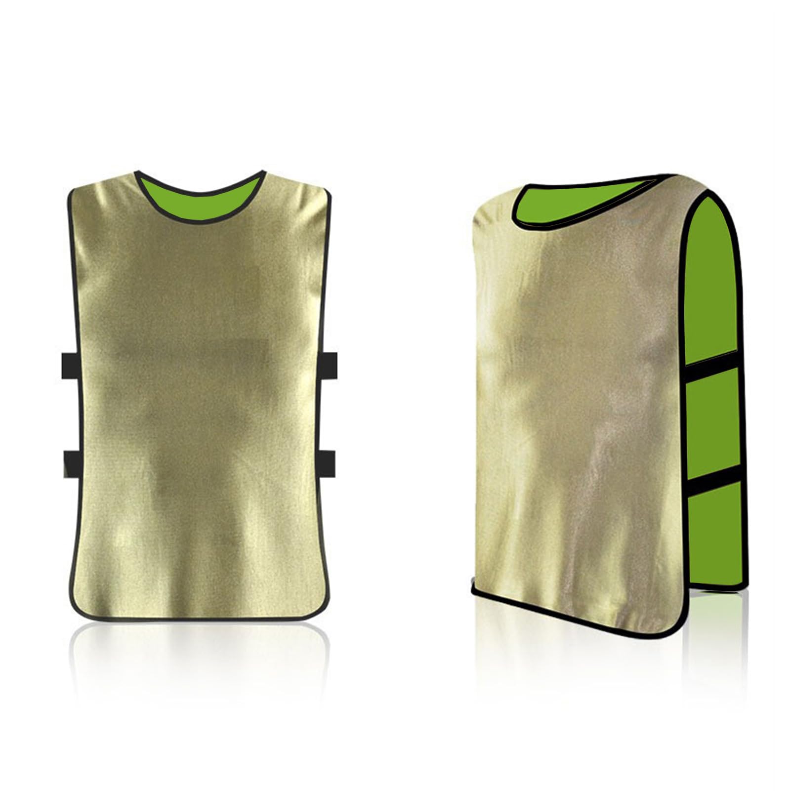 Gilet D'entraînement de Football Respirant Gilet Adultes Maillots Lot de 12 Chasubles de Sport