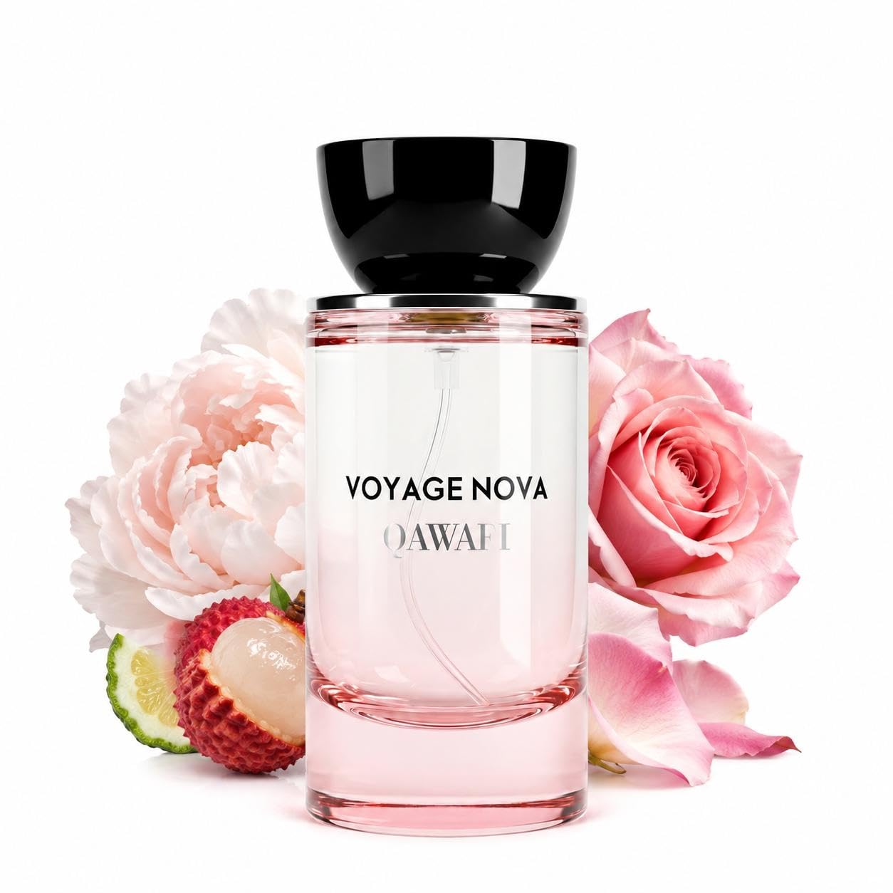 Voyage Nova Eau de Parfum for Women, Lychee Bergamot, Rose Peony Cocoa Blossom, Elegant Patchouli, Long Lasting Spring Fall Perfume, 50ml &1.7fl oz
