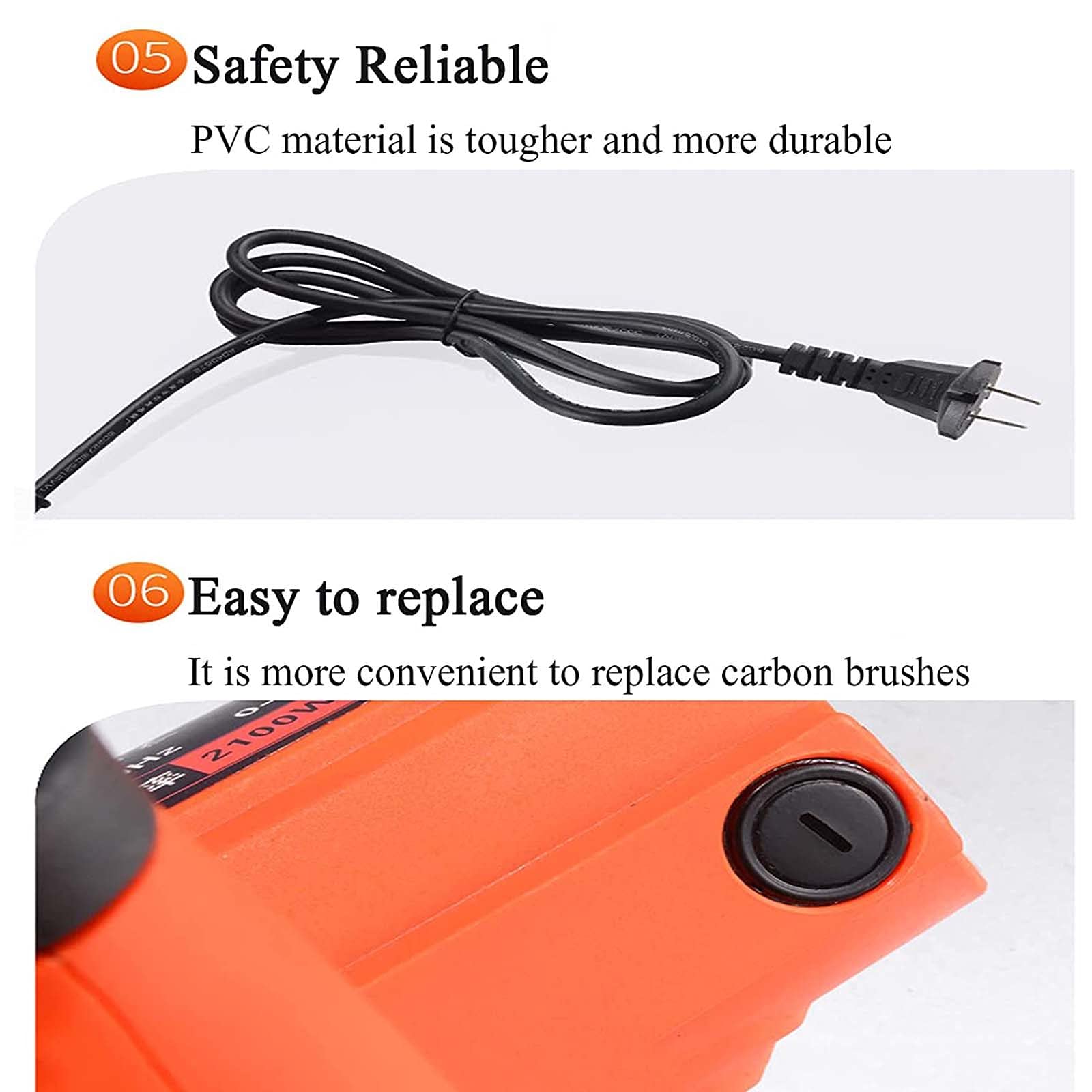 Mezclador de paletas Mezclador de cemento eléctrico de mano de 2380 W Mezclador de mortero de cemento y pintura, Varilla mezcladora de acero inoxidable de 6 velocidades para revolver mortero (70 cm)