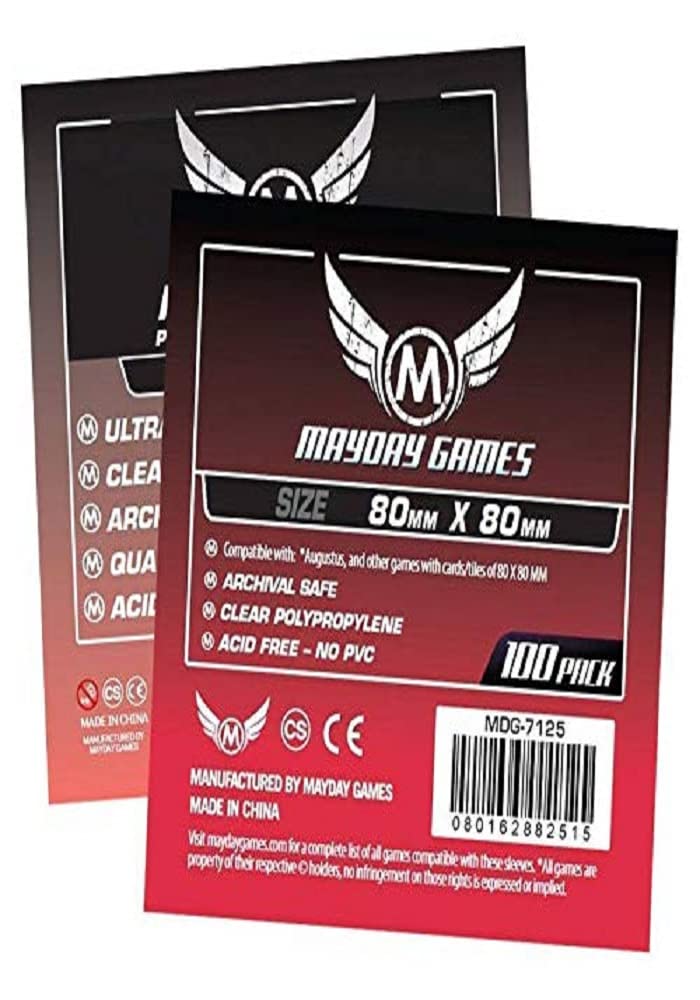 Mayday Card Sleeve Protector, 100 x 80 mm, Polypropylene (PP), 120 pieces