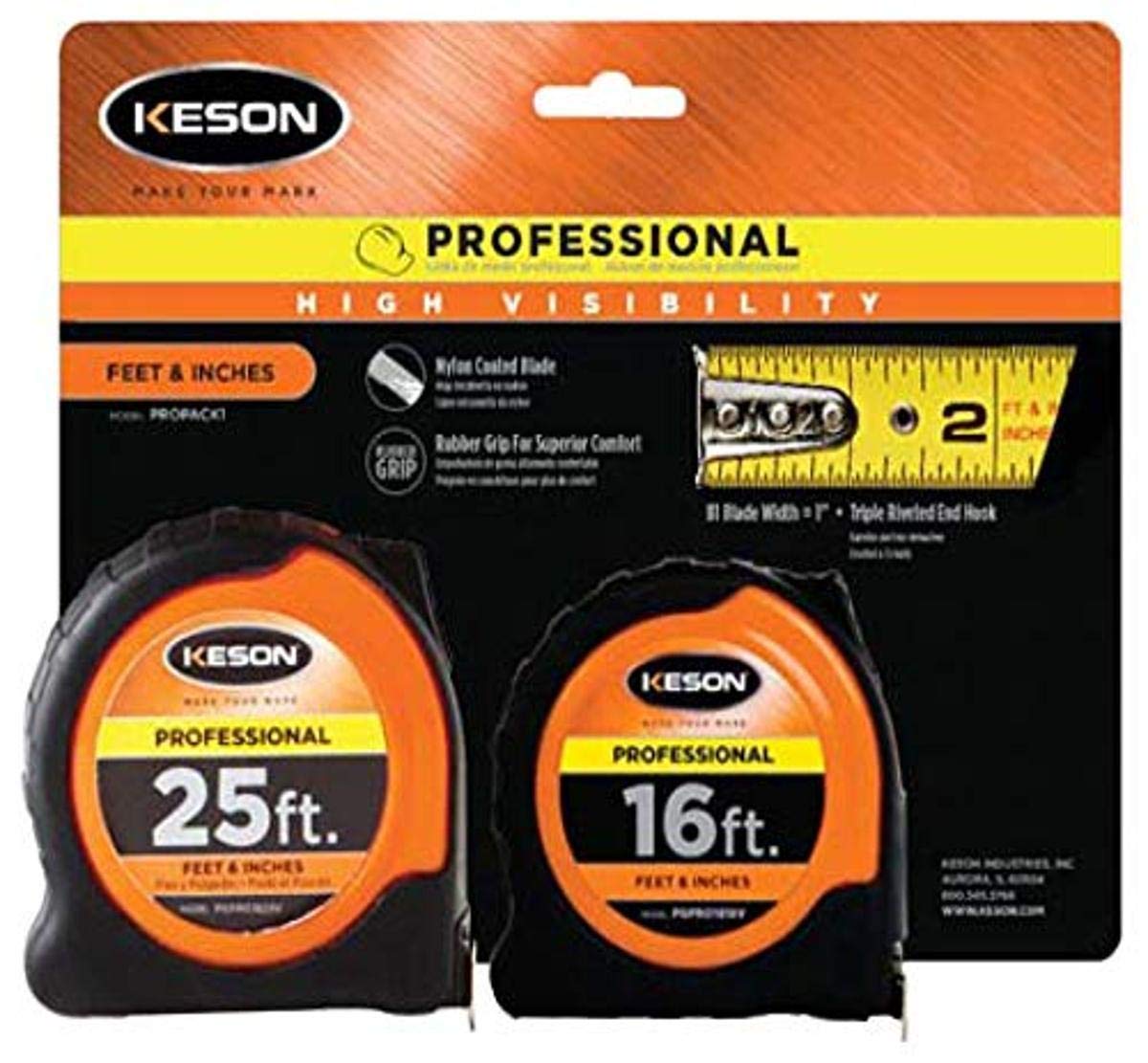 KesonPROPACK1 Pro Series Combo Pack of PGPRO1816V and PGPRO1825V