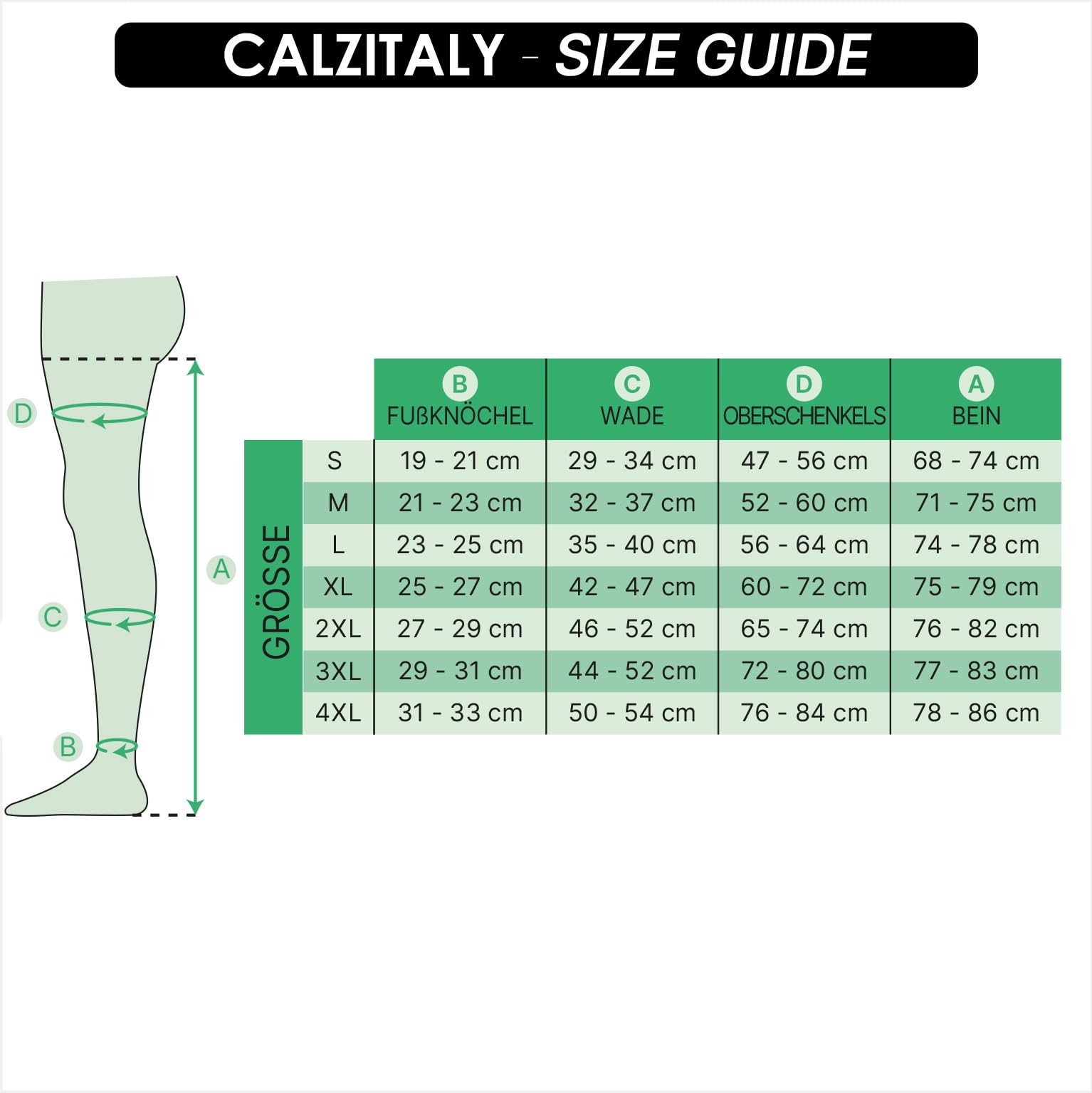 CALZITALY Zehenfreie Medizinische Halterlose mit Starker Abgestufter Kompression 18-22 mm/Hg | Schwarz, Hautfarbe | S, M, L, XL | 140 DEN | Made in Italy (M, Skin)
