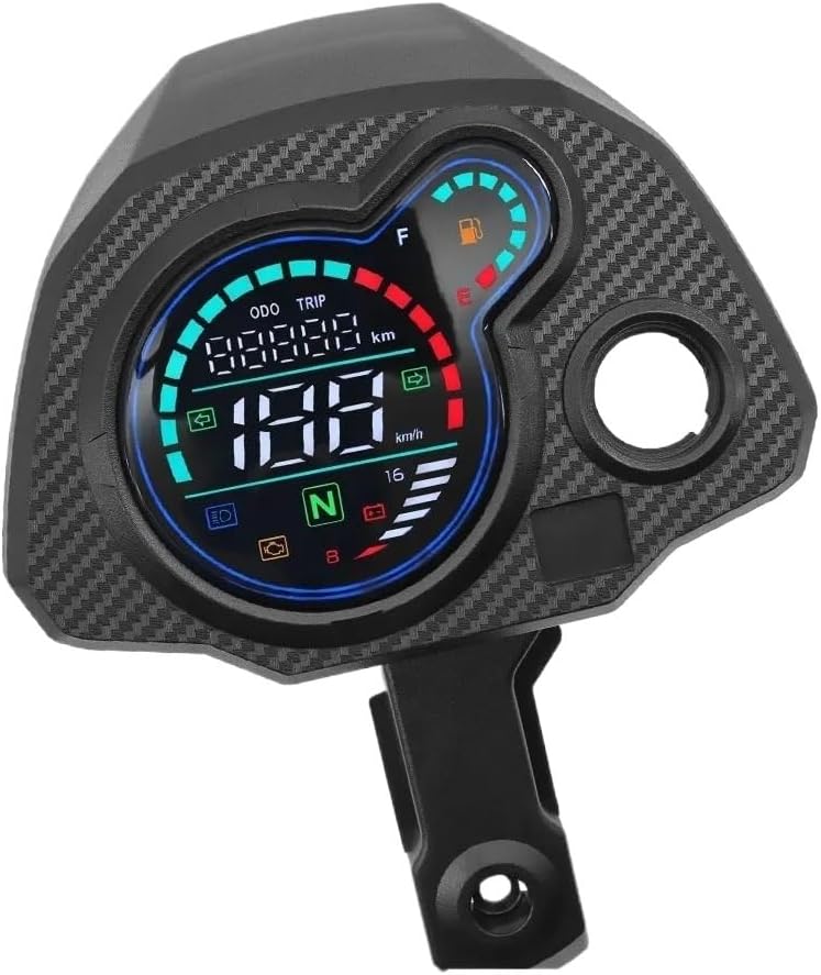 Motorcycle Odometer Gauge Digital Meter Motorcycle Tachometer Digital TRIP ODO KMH Odometer Voltmeter Oil Level Gauge For Navi 110