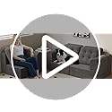 COMAX Folding Sofa Bed, 8-in-1 Foldable Floor Couch Corduroy Convertible Futon Sofa, Fold Out Chair Bed Sleeper Mattress Comfy Portable Lounge Loveseat Guest for Living Room Bedroom, Light Grey