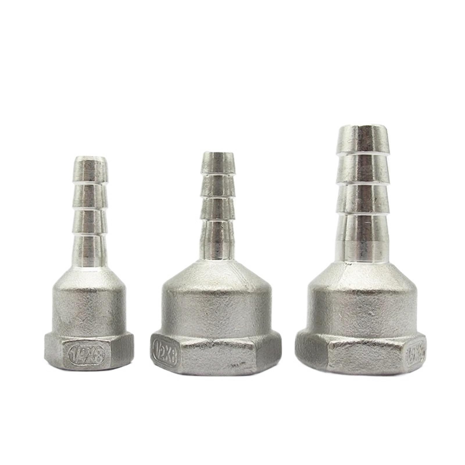 Raccord de tuyau de mamelon en acier inoxydable 304 femelle BSP