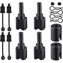 RTR Differential Input Shaft Cup & Diff Outdrive & Body Clips for Arrma 1/8 1/7 Kraton Outcast Mojave Infraction Felony Notorious Typhon 6S Upgrade Parts 2 KIT