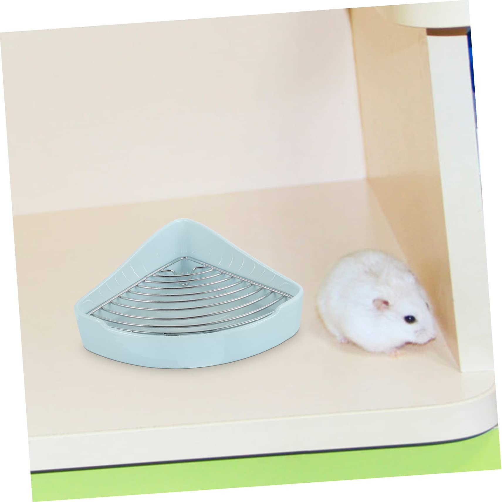 Toilette in Ceramica per Piccoli Animali Domestici Lettiera per Porcellini Dindia Lettiera per Criceti Cassetta Igienica Coniglietto Lettiera per Topi Gerbillo Porcellino D'india