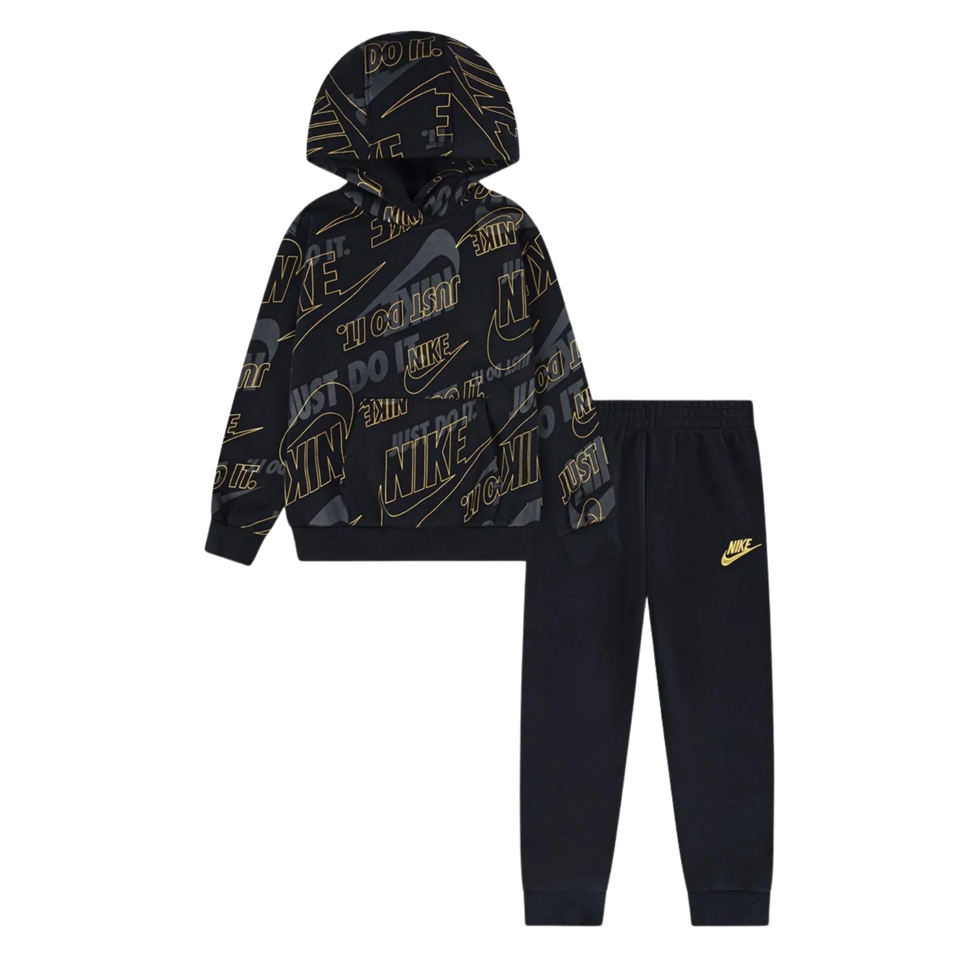 Nike Tuta da Bambini con Cappuccio Weight Light Nera