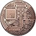11FORCE Bitcoin Copper Round Copper Coin, Not Plated