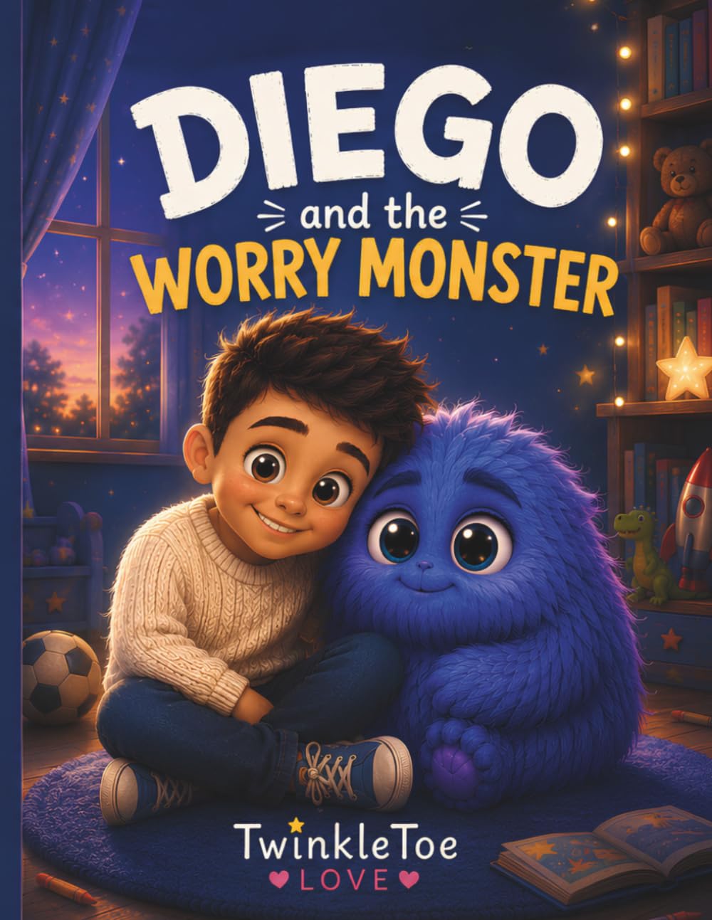 Diego and the Worry Monster: A Heartwarming Picture Book About Courage, Feelings, and Finding Your Brave (Diego's Big Adventures)