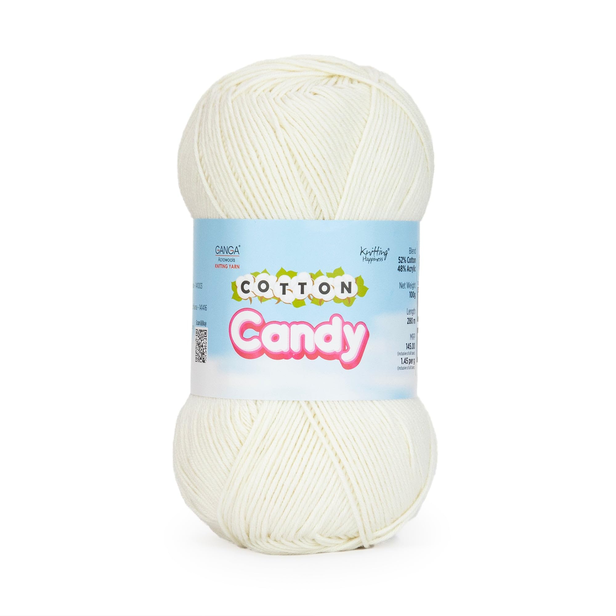 Ganga Cotton Candy Yarn - Soft Pastel Yarn for Knitting & Crochet -6