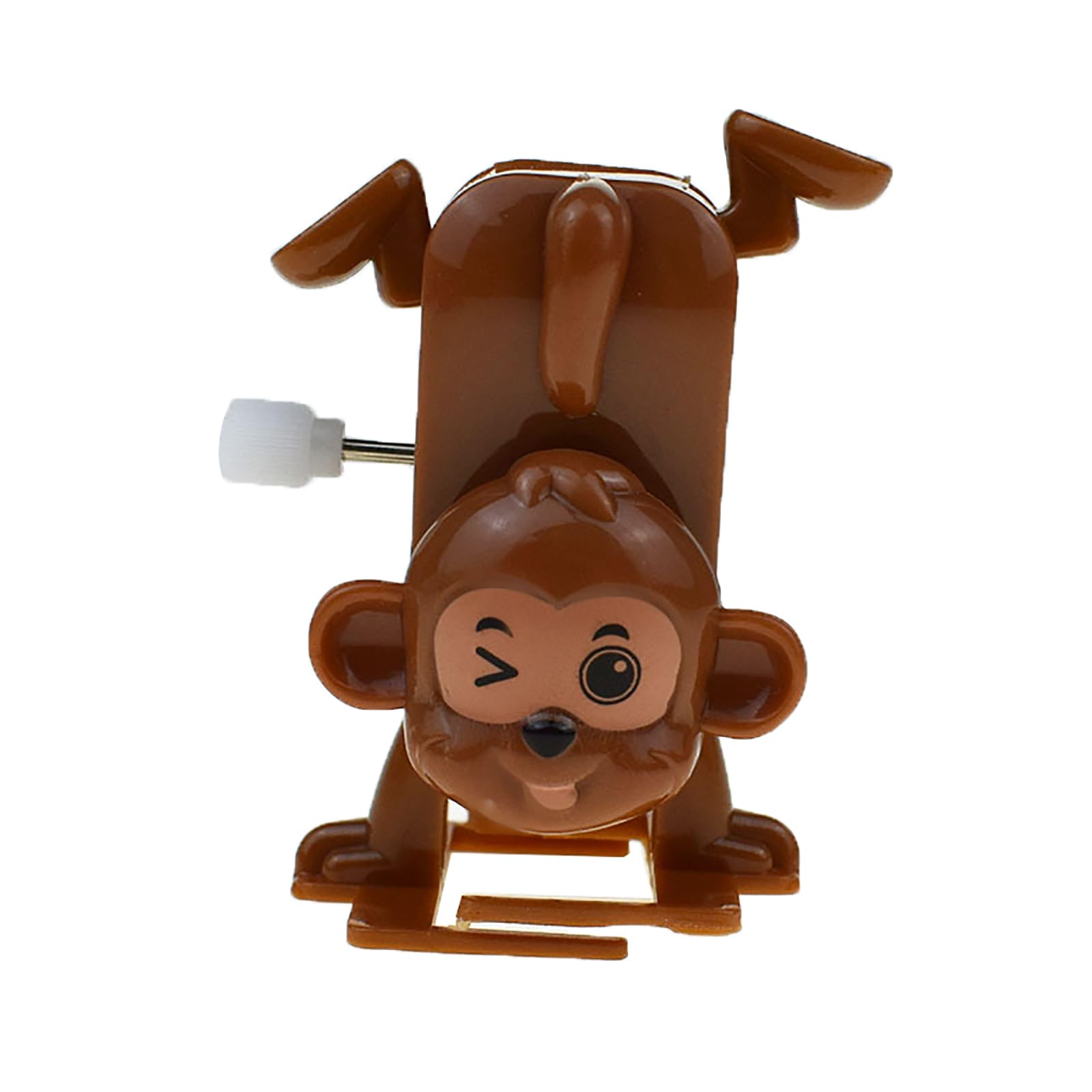 Entertaining Monkey Wind Up Toy Performing Handstands Child Play Toy For Birthday Parties