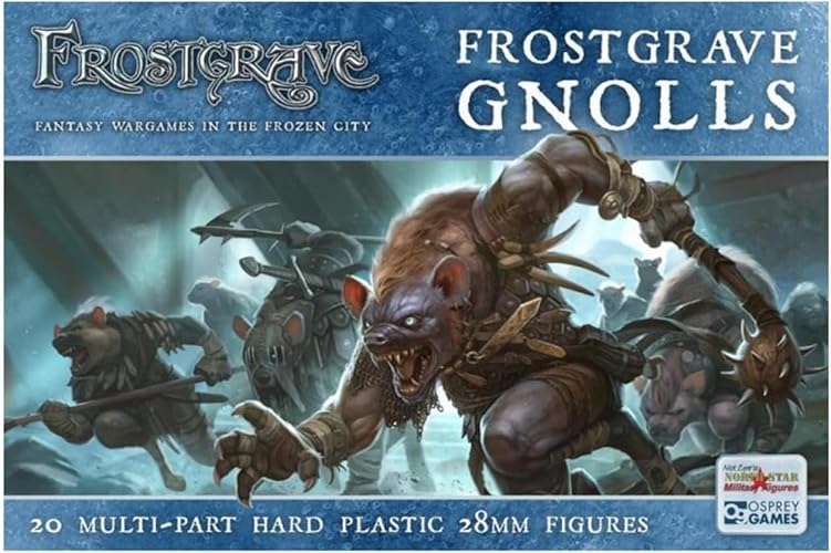 Frostgrave Northstar Military Figures Gnolls (20) (28mm Scale) (Hard Plastic)