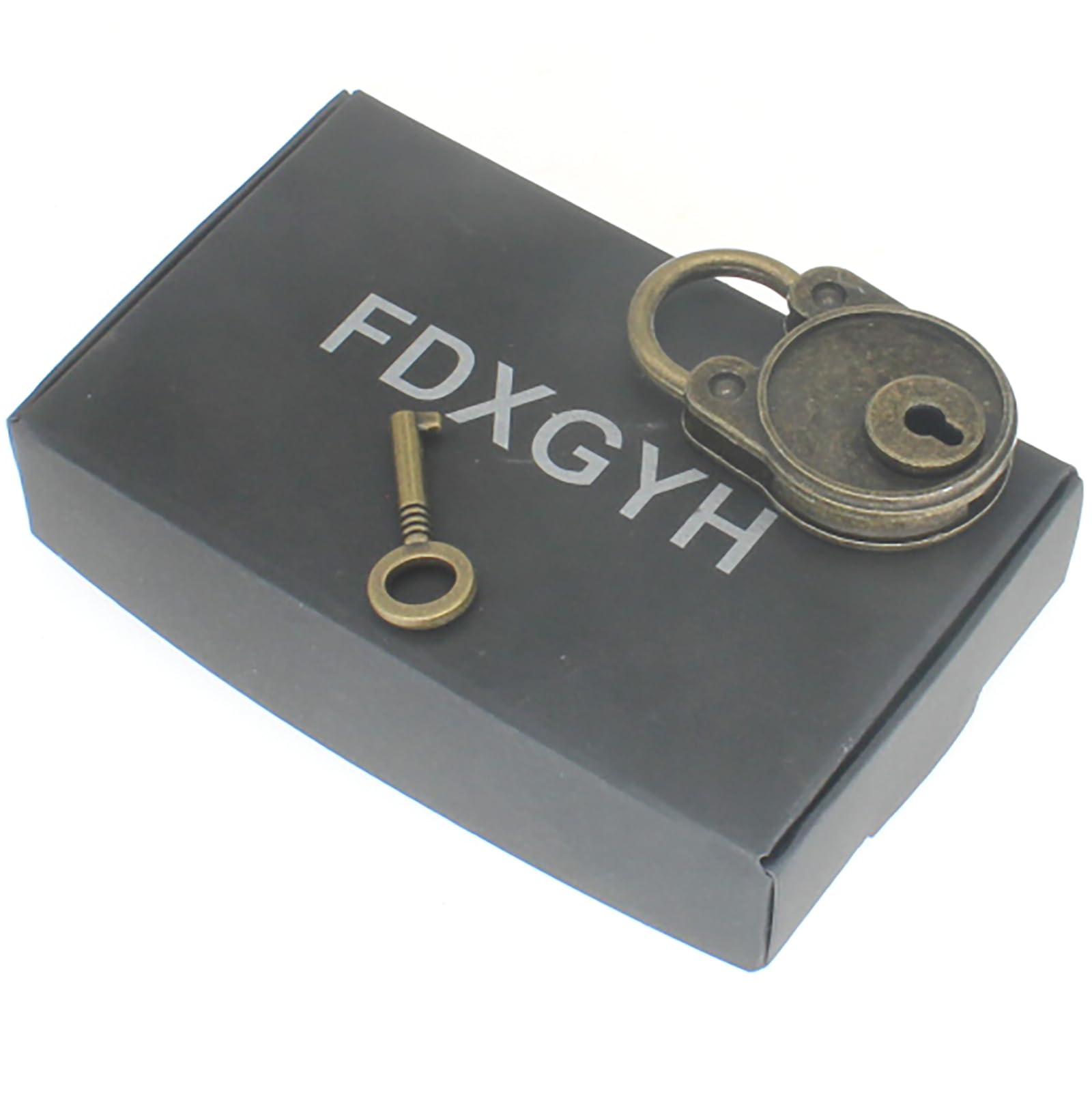Amazon.co.jp: FDXGYH ヴィンテージミニベア南京錠ロック アンティーク