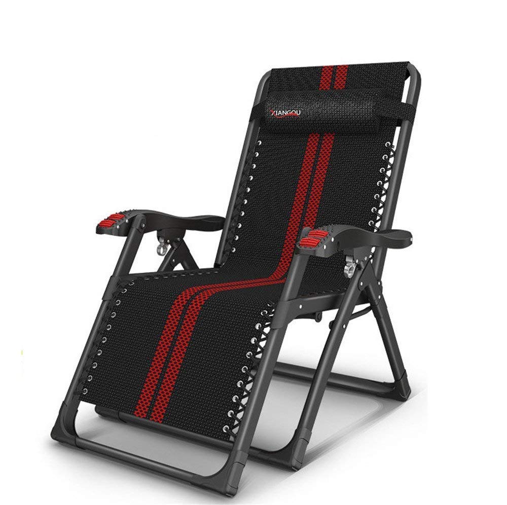 Chaise pliante extérieur réglable de grande taille pour un confort sans compromis